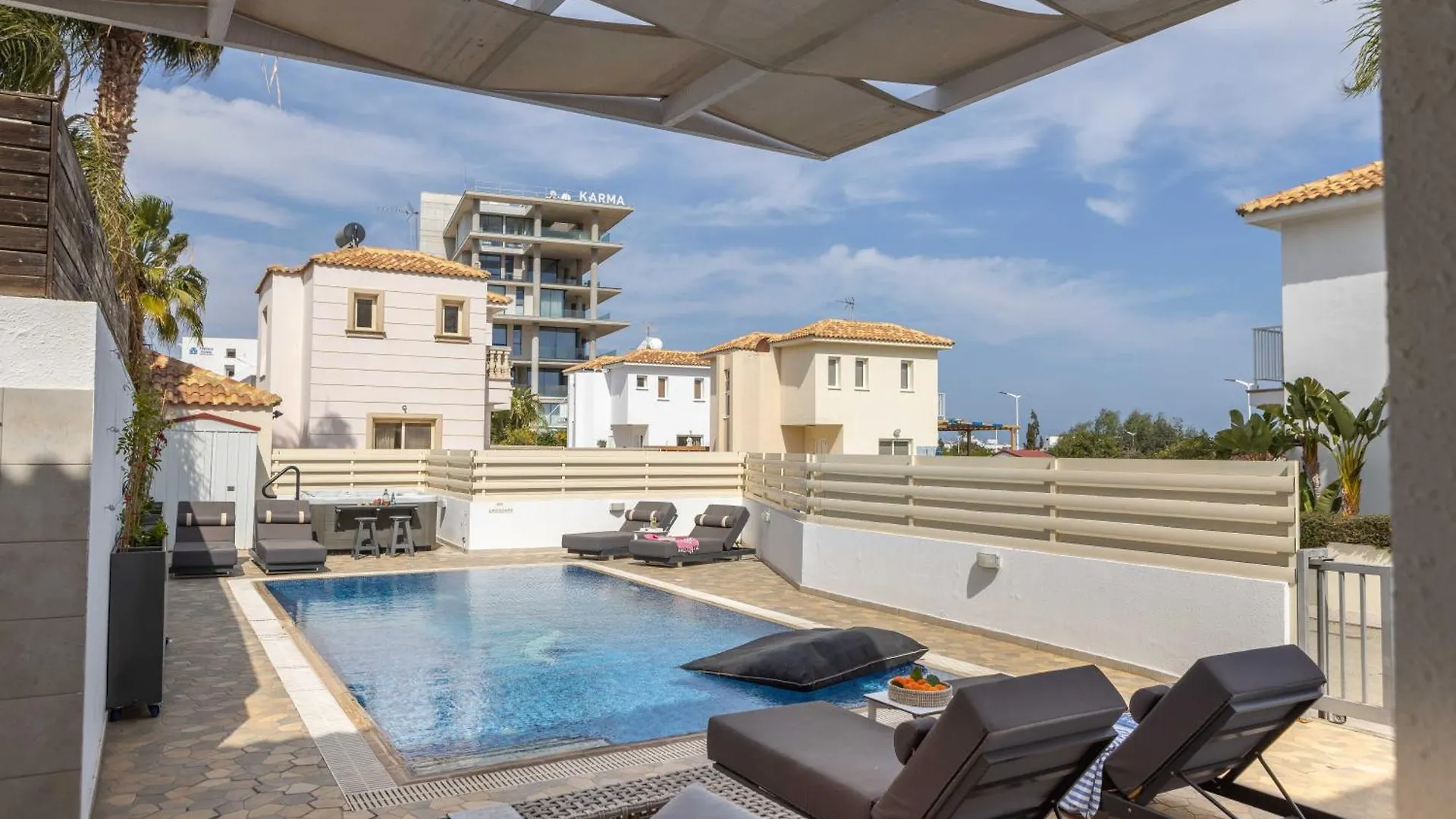 Villa Protaras View 6 Central Protaras -Fig Tree Bay-Jacuzzi-Hot Tub 0*,