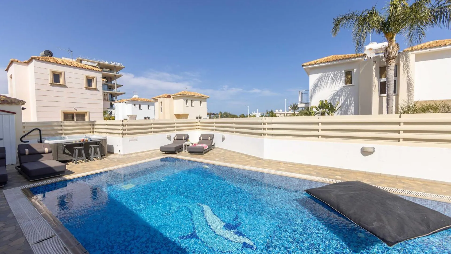 Villa Protaras View 6 Central Protaras -Fig Tree Bay-Jacuzzi-Hot Tub