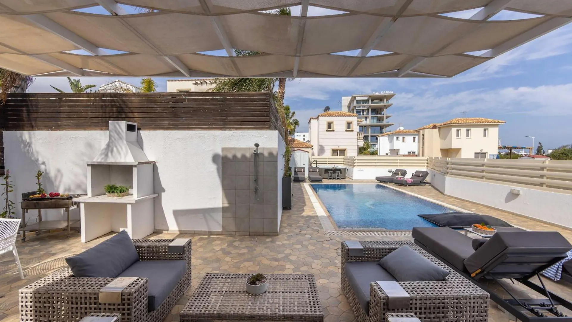 Villa Protaras View 6 Central Protaras -Fig Tree Bay-Jacuzzi-Hot Tub